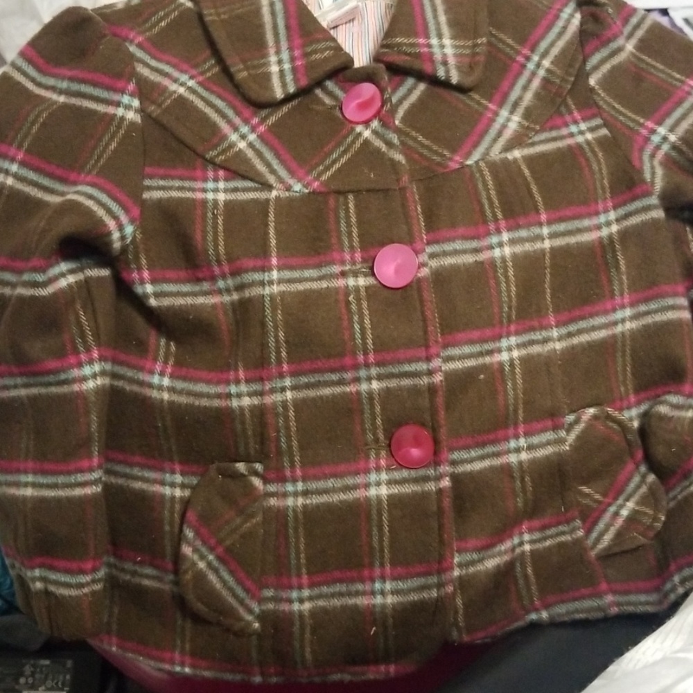 girls plaid blazer